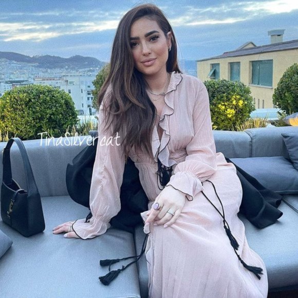 BLOGGER'S FAVE! Zara Ruffled Dress With Bows Sz S, M NWT - Picture 14 of 16